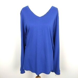 CJ Banks Long Sleeve Shirt | sz 1X